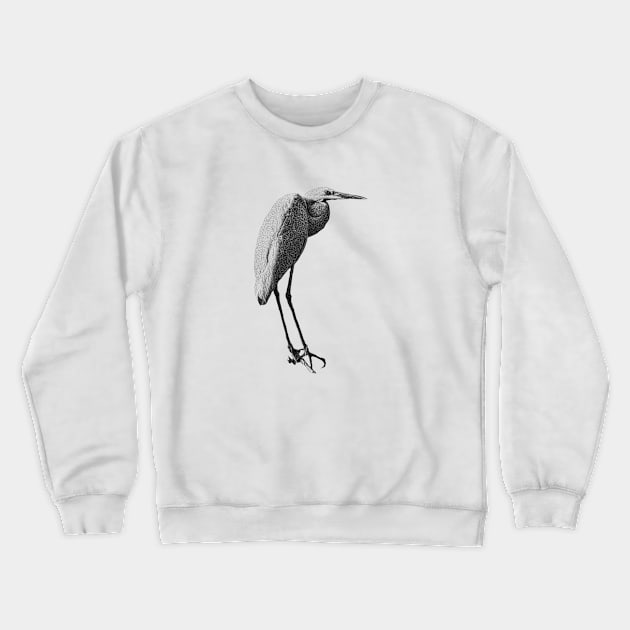 Egret Crewneck Sweatshirt by Guardi